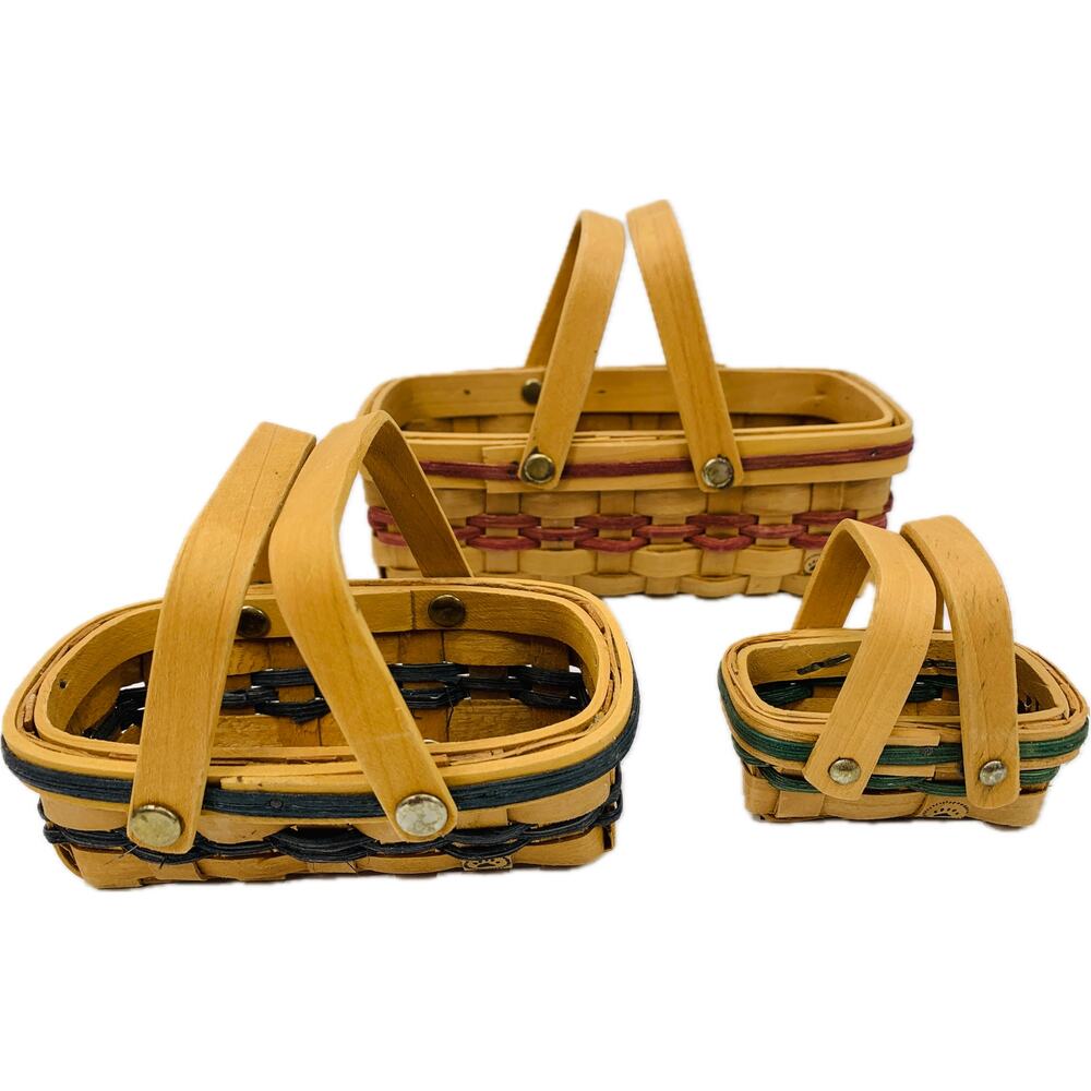 Boyds Bear Collection Aunt Mamie's Bread Baskets Small Medium Large‎
